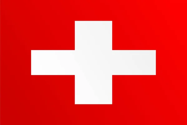 Прапор Швейцарії з перехід кольору - ВЕКТОРНОЕ ИЗОБРАЖЕНИЕ — стоковий вектор
