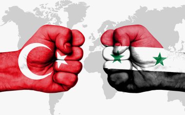Türkiye ve Suriye - erkek yumruk arasında çatışma