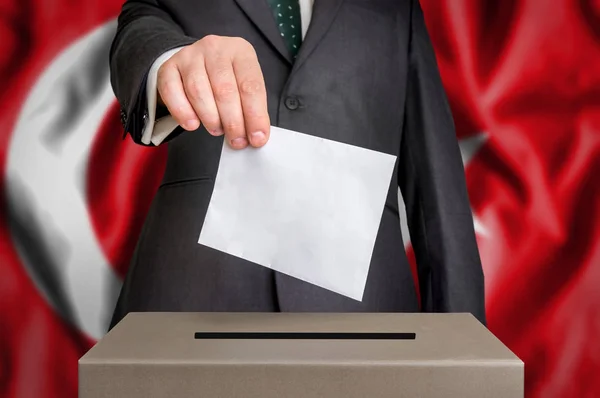 Eleição na Turquia - votação na urna — Fotografia de Stock