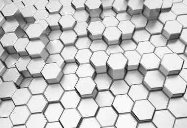 Gümüş altıgen desen - petek kavramı