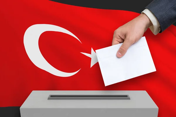 Wybory w Turcji - głosowania urny — Zdjęcie stockowe
