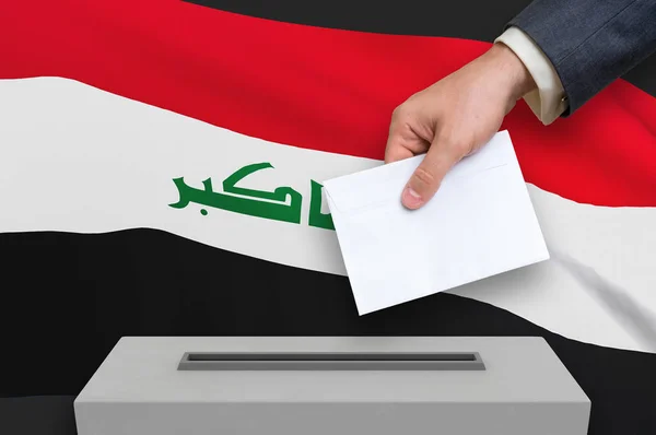 Elezioni in Iraq - votazione alle urne — Foto Stock