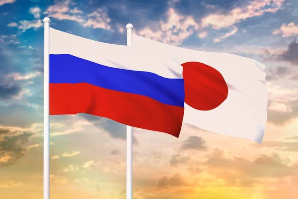 Relationship between the Russia and the Japan — Stock Photo, Image