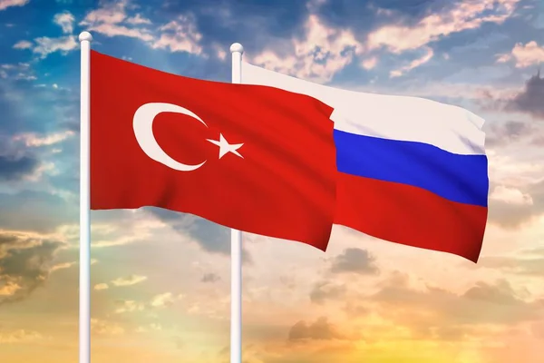 Beziehung zwischen Russland und der Türkei — Stockfoto