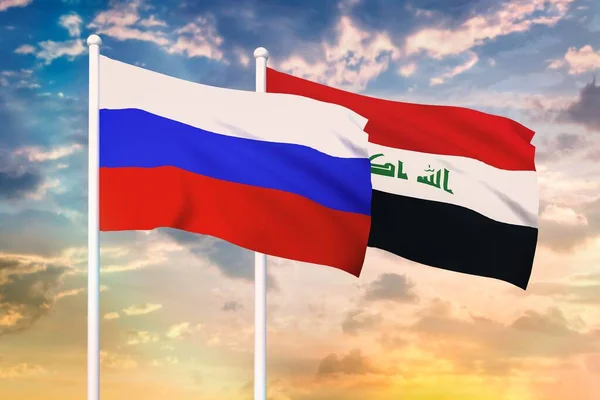 Relationship between the Russia and the Iraq — Stock Photo, Image