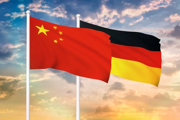 Relationship between the China and the Germany — Stock Photo, Image