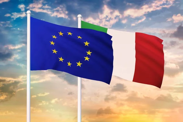 Relations entre l'Union européenne et l'Italie — Photo