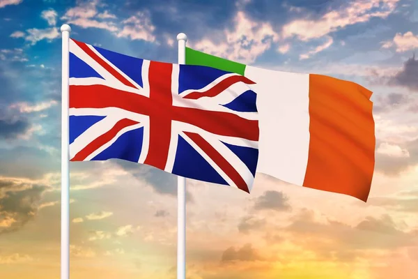 Relationship between the United Kingdom and the Ireland — Stock Photo, Image