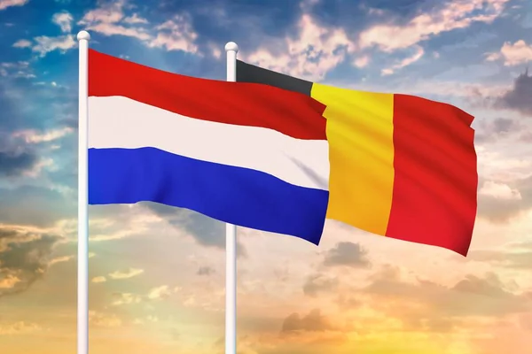 Beziehungen zwischen den Niederlanden und Belgien — Stockfoto