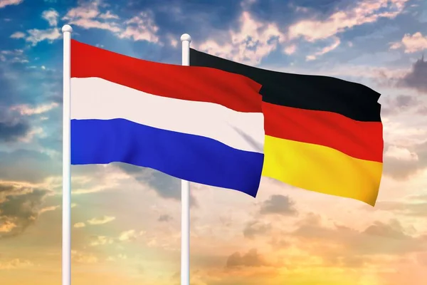 Betrekkingen tussen Nederland en Duitsland — Stockfoto