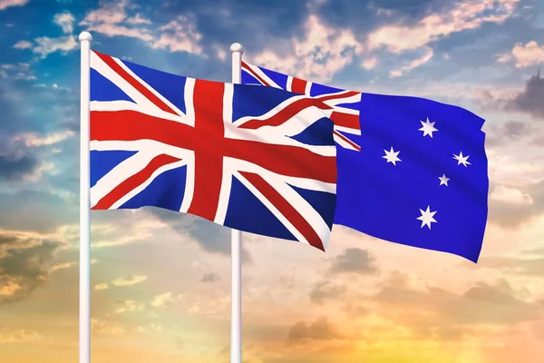 Relação entre o Reino Unido e a Austrália — Fotografia de Stock