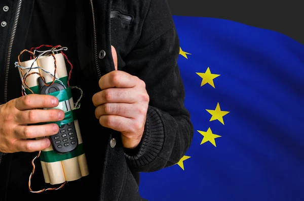 Teroristický útok v Evropské unii — Stock fotografie