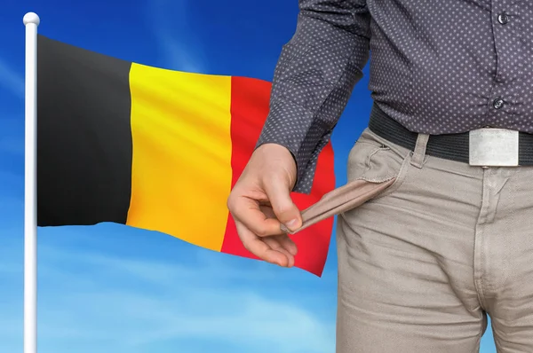 Finanzkrise in Belgien - Rezession — Stockfoto