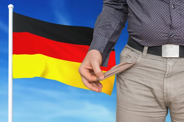 Crise financeira na Alemanha - recessão — Fotografia de Stock