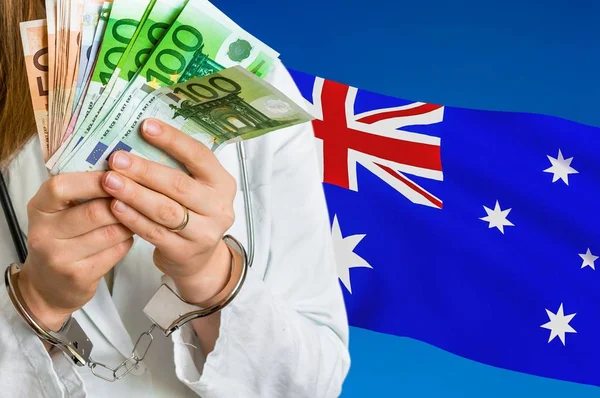 Korupcja i przekupstwo medyczne w Australii — Zdjęcie stockowe