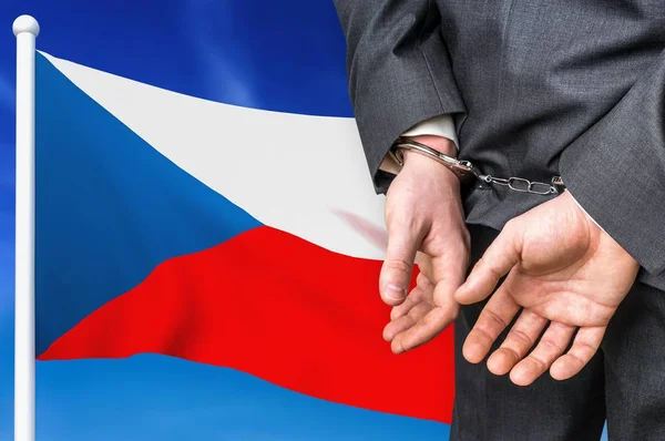 Börtön és korrupció a Cseh Köztársaságban — Stock Fotó