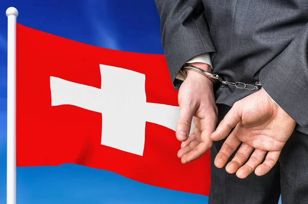 В "язниці та корупція у Швейцарії — стокове фото
