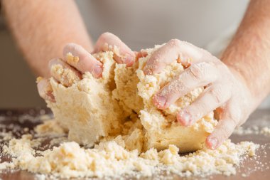 Pizza yapma süreci.