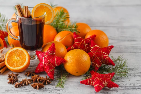 Weihnachtsglühwein — Stockfoto