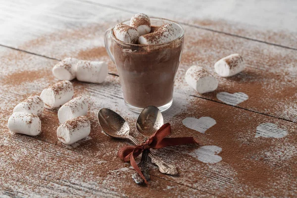 İrmik kakao kalp şeklinde üst