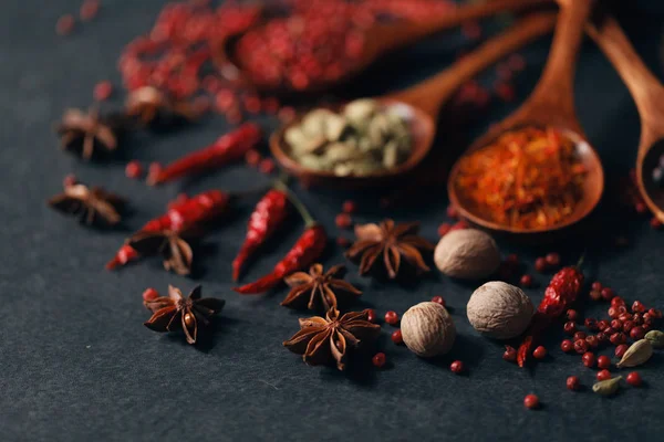 Mix of aromatic spices — Stock Photo, Image