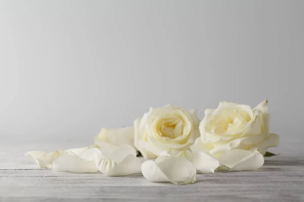 Loral sfondo con bouquet di rose in colori pastello — Foto Stock