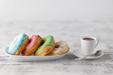 Koca günü Sevgililer günü hediyesi küçük Kahvaltı