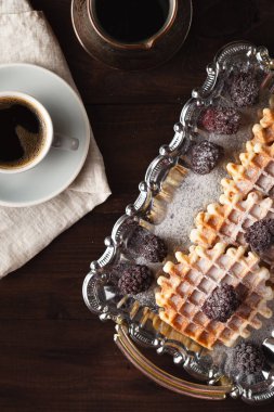 masada kurabiye ile Turku demlenmiş kahve