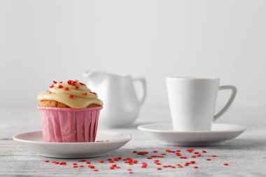 Sevgililer günü için özel cupcake