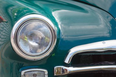 Far lambası vintage klasik otomobil