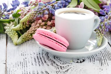 Kır çiçekleri. Acı bakla mor çiçekler