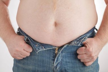 Çocuğun karın yağ