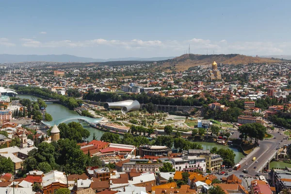 Schöner Panoramablick auf Tiflis — Stockfoto