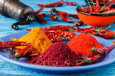 Baharat kupa, closeup görünümü yığın