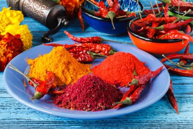 Baharat kupa, closeup görünümü yığın