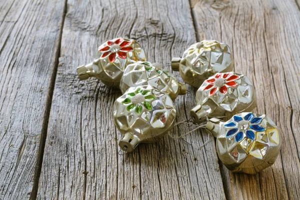 Retro Noel dekorasyonu yıpranmış ahşap tablo