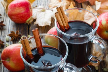 Sıcak Noel alkol içki şarap mulled