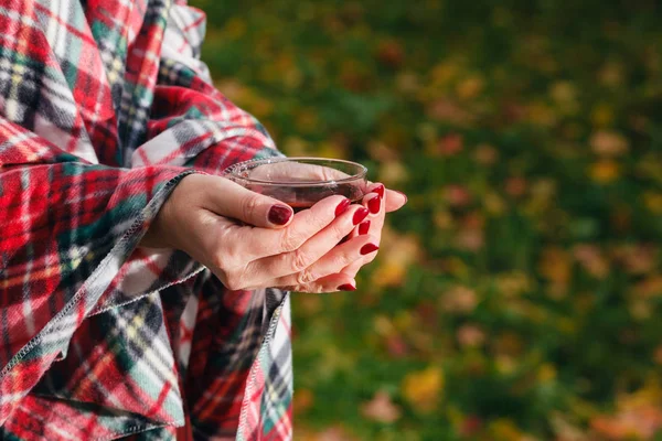 Erkek rahat battaniyeye yürüyüş parkı düşmek