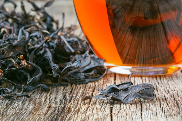 Té de queso seco y hervido, vista de cerca — Foto de Stock