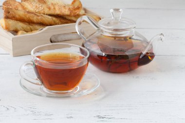 Puf böreği çubukları.