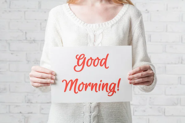 Günaydın yazıt el gemide