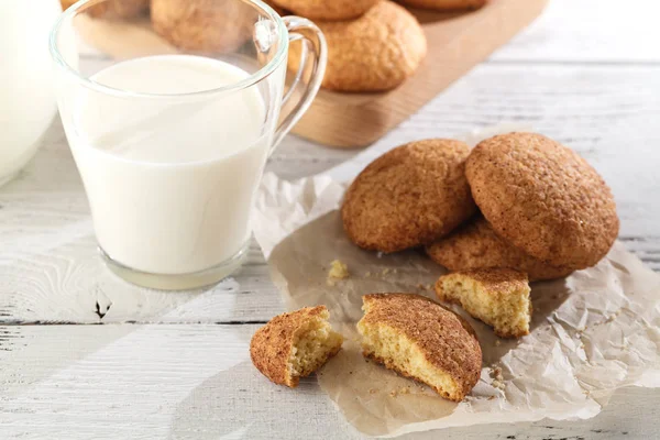 오트밀 쿠키, 유용한 파이, 오트밀, 맛 있는 아침 식사 — 스톡 사진