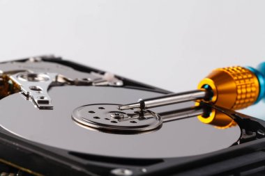 Sabit disk sürücü sökülmesi kapatın. HDD açılış tamirci fo