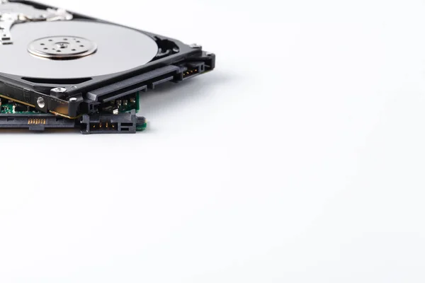 Açık kırık bilgisayar sabit disk tamir için görünümünü kapat — Stok fotoğraf