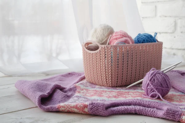 handmade accessories home organizers colored baskets with tools on table