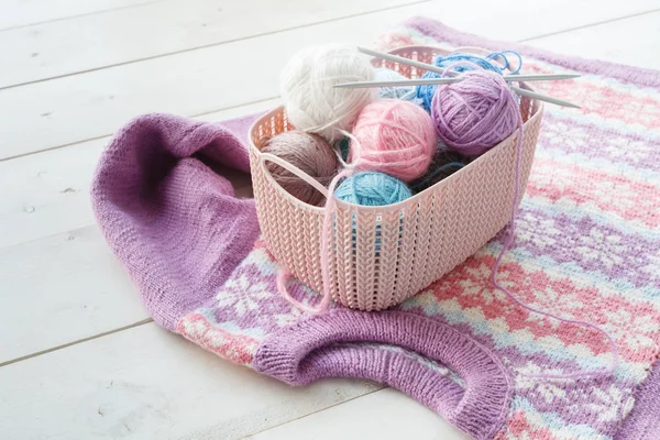 Knitten things with home organizers colored baskets with handmade accessories