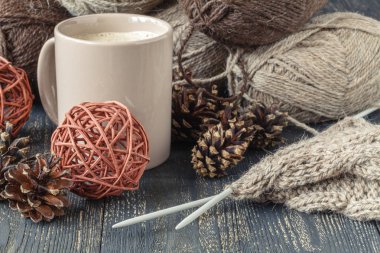 Kadın ev eğlence hobi, örgü