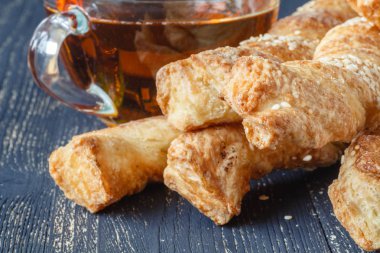 Ev yapımı sopa kurabiye alll─▒n çayı