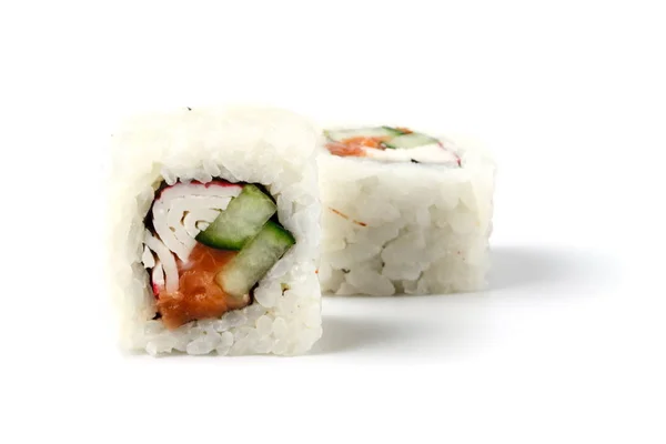 Rollos de sushi de cerca — Foto de Stock