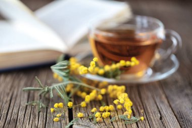 Bahar eğitim zaman çiçek ve kitap ile